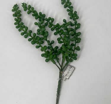 Supreme Green Succulent Pick 11'' - Uncategorized Silk