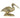 A&B Gold Kneeling Crane Figurine 7" x 10.5" - Figurines Merchandise