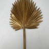 Supreme Fan Palm Leaf Metallic Spray Gold 38" - Artificial Flora Silk