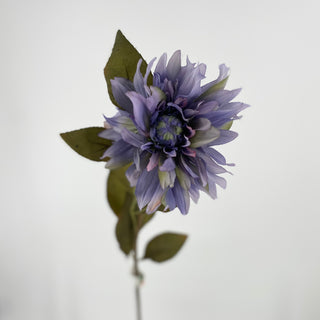 Dahlia Spray Light Blue 32"