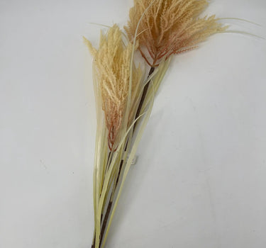 Supreme Reed Spray 47'' Light Peach - Artificial Flora Silk
