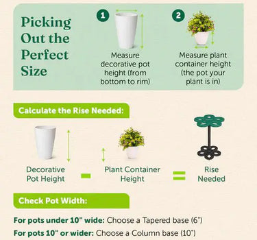 Lift Kit Lift Kit Planter Insert -Tall Column Lift - Pot & Planter Liners Merchandise