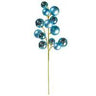 Vickerman Denim Blue Matte/Shiny Ball Ornament Spray 30" - Seasonal & Holiday Decorations Silk