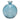 Melrose Blue Glass Vase 5.5"H - Vases Merchandise