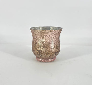 SNK Antique Burnt Pink Hurricane 4x4" - Candle Holders Merchandise