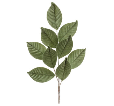 Melrose Sage Magnolia Leaf Spray 27.5"H - Artificial Non-Flowering Plants Silk