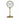 A&B Gold-Iron Vintage Inspired Table Clock Large 6.5" x 6" x 15" - Merchandise