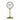 A&B Gold-Iron Vintage Inspired Table Clock Large 6.5" x 6" x 15" - Merchandise