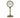 A&B Gold-Iron Vintage Inspired Table Clock Small 4.5" x 4.5" x 11.5" - Merchandise