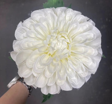 Allstate Dahlia Spray White 29" - Artificial Flowering Plants Silk