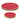 Melrose Red Wood Tray Small 8"D - Decorative Trays Merchandise