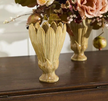 Prosper Ochre Vase 5.25"x 8.25"
