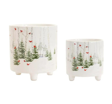 Melrose Dolomite Cardinal Pot Large 6" - Planters Merchandise