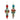 Melrose Reflector Drop Ornament (2 Asst) - Holiday Ornaments Merchandise