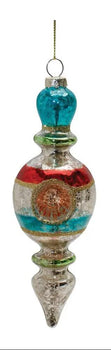 Melrose Reflector Drop Ornament (2 Asst) - Holiday Ornaments Merchandise