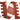 Reliant Football Pigskin Wired Edge Ribbon Brown, 2.5"W x 10yd - Uncategorized Ribbon