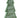 Ceramic Christmas tree by Melrose, large 9-inch green tree with white Have a Holly Jolly Christmas lettering