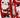 White/Red Santa Wired Ribbon 2.5"W x 10yd