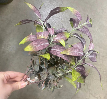 AmBest Eucalyptus/Sage Bush Green Burgundy 14" - Uncategorized Silk