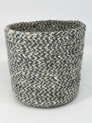 Melia Basket Slate Sm 5x5”