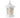 Melrose lit snowy wood lantern with snowflake cutouts, white finish, 14”H (USB)