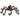 Deco Marché Black Metal Octopus Decorative Sculpture 12" x 9" x 4" - Merchandise