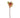 Winward Painter's Palette Anthurium Stem Coral 22" - Artificial Non-Flowering Plants Silk