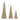 Melrose Resin GoldTree set of glittery gold trees in three sizes, 5-11 inches tall