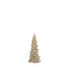 Resin GoldTree tree ornament by Melrose, gold glitter finish, 5–11 in