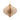 Cream paper ornament with vertical gold glitter stripes and hanging loop