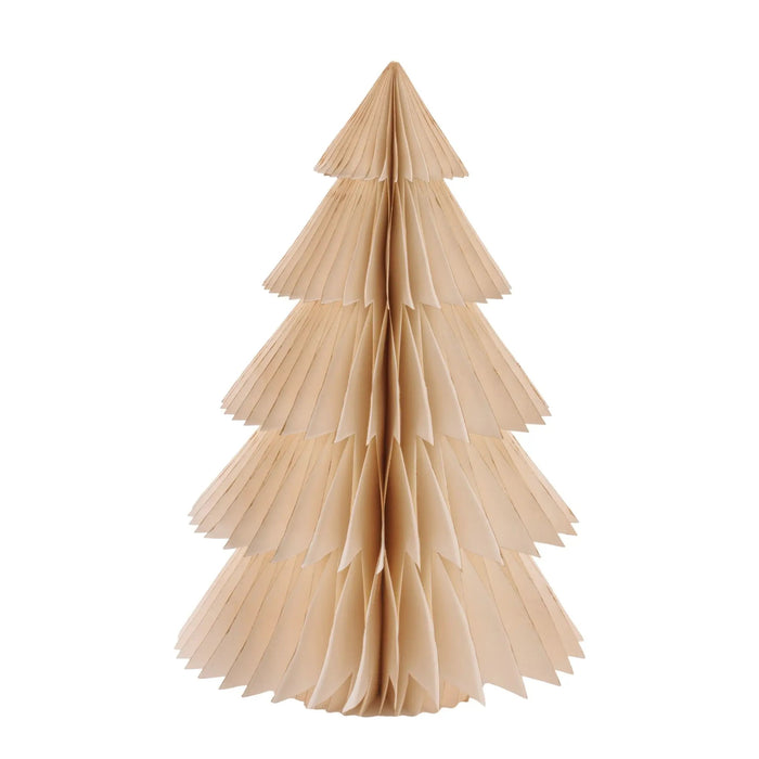 Tan Paper Tree Form 16.5”H