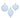Melrose Blue Glass Ornament (3 Asst) 3.5- 4.5" - Holiday Ornaments Merchandise