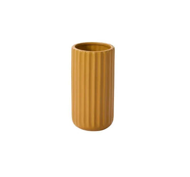 Accent Decor Ochre Beam Vase 4" x 8" - Vases Merchandise