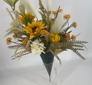 Cemetary Metal Foam Planter