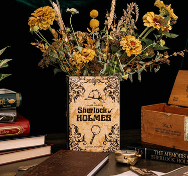 Sherlock Holmes Large Book Vase