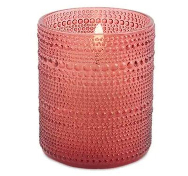 Red-Orange LED Votive Candle 3.5"D x 4"H