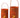 Metal cutout pumpkin can lanterns in two sizes, orange with handles, lit from inside.