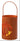 Metal cutout pumpkin can candle holder in orange by Special T