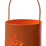 Metal cutout pumpkin candle holder, orange, by Special T