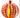 Metal leaf-cutout pumpkin with LED candle, orange metal decor, set of two, 10 in tall by Special T