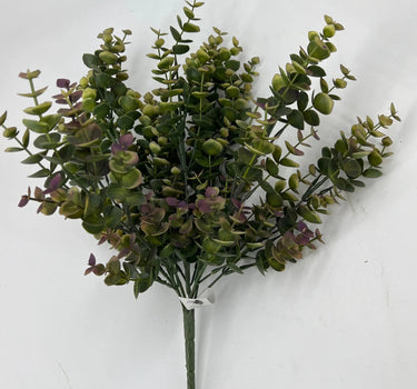 Le Fleur Eucalyptus Bush Green-Purple 16" - Artificial Shrubs Silk