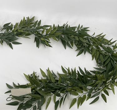 Le Fleur Eucalyptus Garland Green 6' - Garlands Silk
