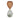 A&B Ribbed Copper-Grey 45-Minute Hourglass 3.5" x 10" - Merchandise
