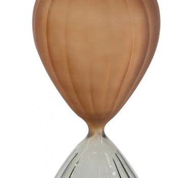 A&B Ribbed Copper-Grey 45-Minute Hourglass 3.5" x 10" - Merchandise