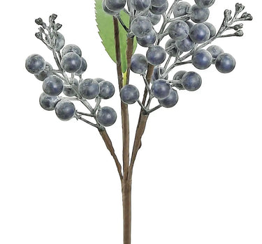 Select Berry Spray Blue 22" - Uncategorized Silk