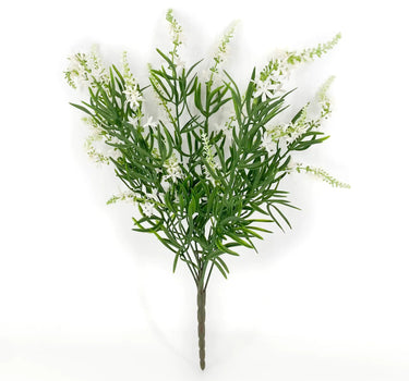 Le Fleur Fresh Touch Podocarpus Bush White 19" - Uncategorized Silk