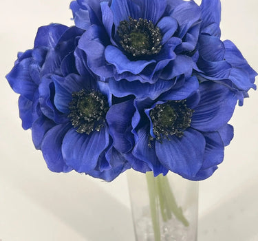 Allstate Anemone Bundle X6 Blue 12" - Uncategorized Silk