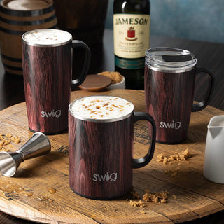 Travel Mug 18oz- Bourbon Barrel