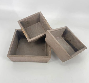 Melrose Wooden Box Large 7.5x7.5” - Merchandise