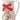 Ceramic Leaf/Berry/Bow Pitcher 7.75H, white with red bow and holly leaves/berries, Special T merchandise